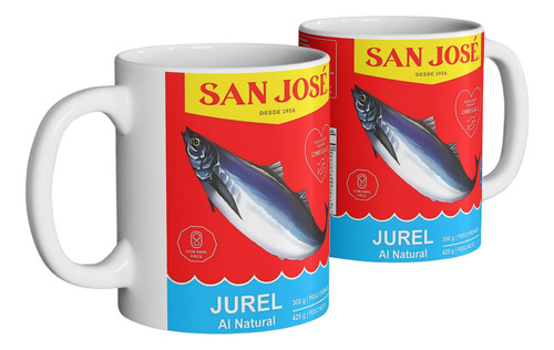 Tazón Taza Personalizada Jurel San Jose Mug 325 Ml