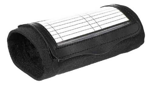 Brazalete De Entrenador Con Ventana De Visualización Negro