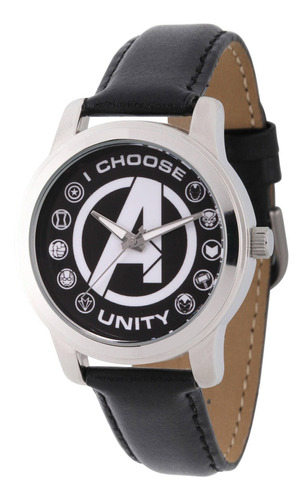 Reloj Marvel Para Hombre Ma000055, Logo De Avengers Y Demas