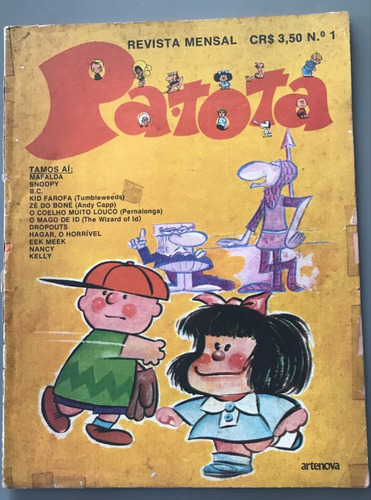 Kit 3 Revistas Patota - Nº 01, 02 E 05 (Usado)