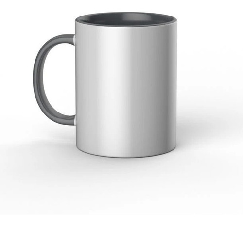 Taza De Cerámica Blanca/gris Cricut De 15 Oz / 425 Ml (1 Pz)