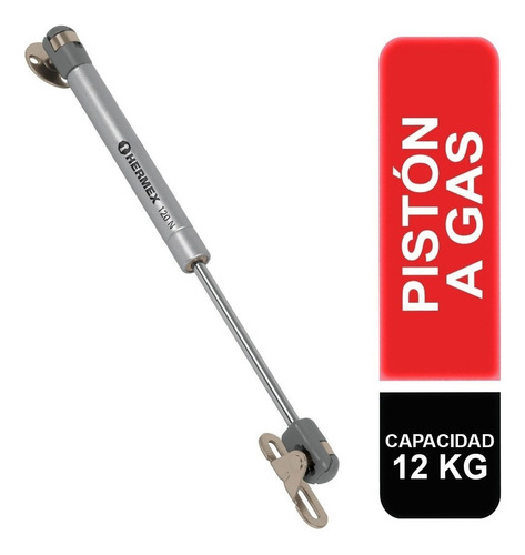 Piston A Gas 120 N - 12 Kg Hermex 42004