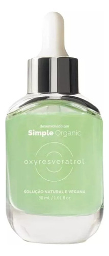 Solução Sérum Simple Organic Oxyresveratrol Tipo De Pele Tipo de pele Todo tipo de pele