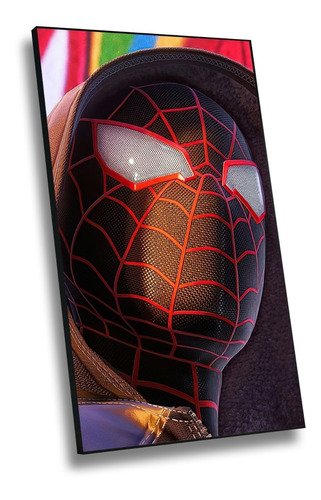 Cuadro Retablo Mdf 49x29 Personalizado Marvel Spiderman