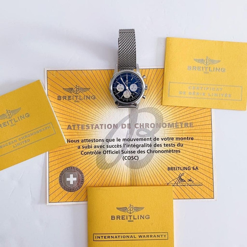 Breitling Transocean Chrono Edição Limitada 43mm Completo