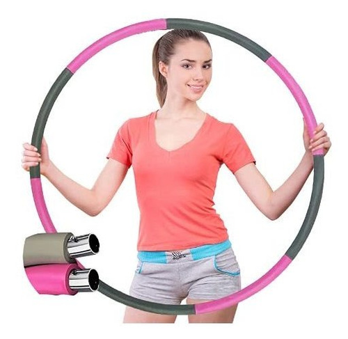 Hula Hoop Peso Para Adulto Cuerda Saltar Libre 8 Seccion