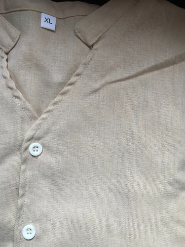 J Conjunto De Traje De Lino Para Hombre, Camisa De Manga