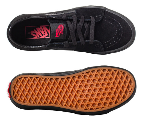 Tenis Vans Sk8 Low - 4uukenr - Negro - Unisex