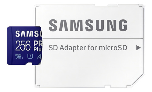 Memoria Micro Sd Xc 256gb Samsung Pro Plus 160mb/s 4k V30 A2