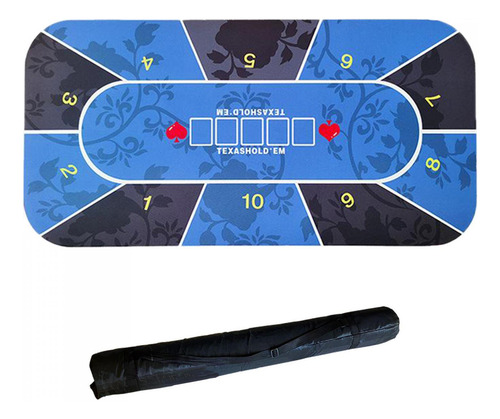 Mesa De Póquer Estera De Mesa Familiar 120x60cm Casino De