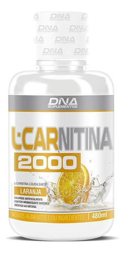 L-carnitina 2000 Sabor Laranja Dna Suplementos