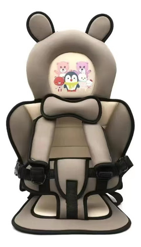 Cómodo Asiento De Viaje Para Bebé Gris