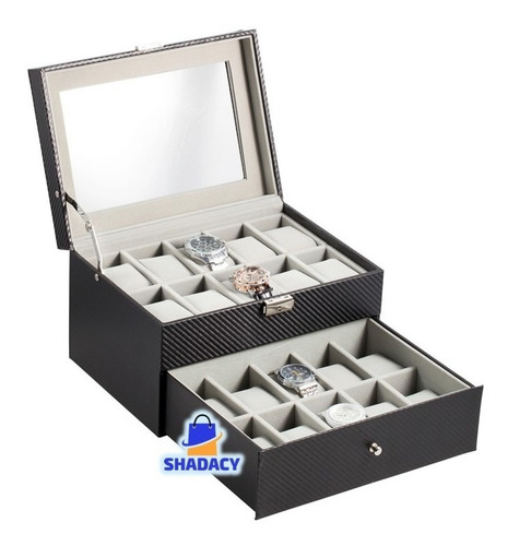 Caja Porta Relojes 20 Unidades Caja De Lujo Relojes