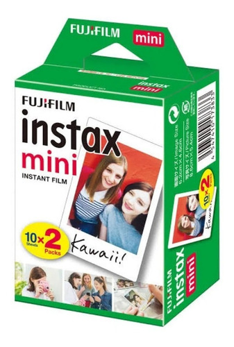 Pack De 20 Películas Fujifilm Para Cámaras Instax Mini
