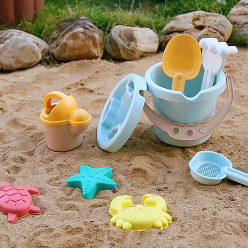 Juego De Arena De Juguetes De Playa De 9 Piezas Para Niños