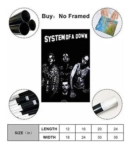 Posters Hogomo Music And Rap Vintage System Of A Down 2 Pós