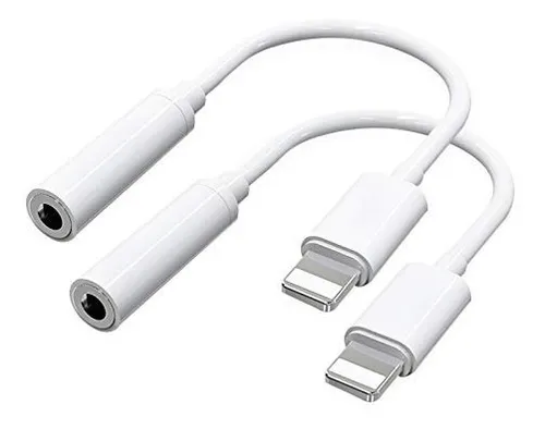 Cable Adaptador Para iPhone A Jack 3.5mm Para Audífonos