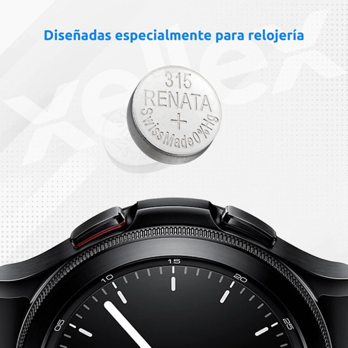 Imagen 3 de 8 de Pilas 315 Sr716sw Renata Original Blíster X 10 Unidades
