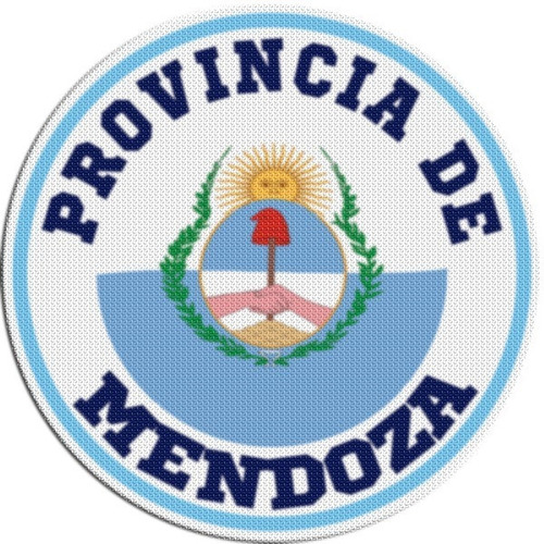 Parche Circular Escudo Mendoza