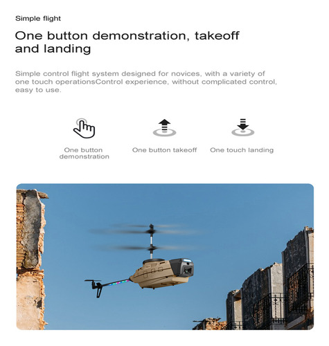 Control Remoto De Dron Para Evitar Obstáculos Rc Helicopter