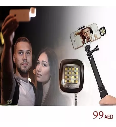 Flash Portatil Celular Selfie Luz Led Recargable Linterna