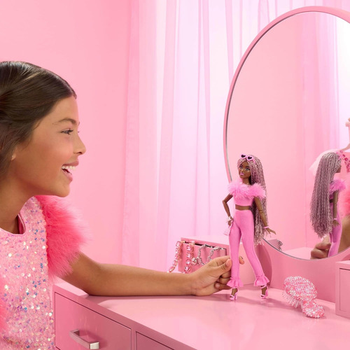 Muñeca Barbie Deluxe Style # 4 Morena Con Trenzas