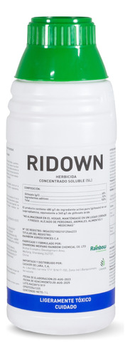 Ridown Glifosato Herbicida De Uso Agricola X 1 Litro   