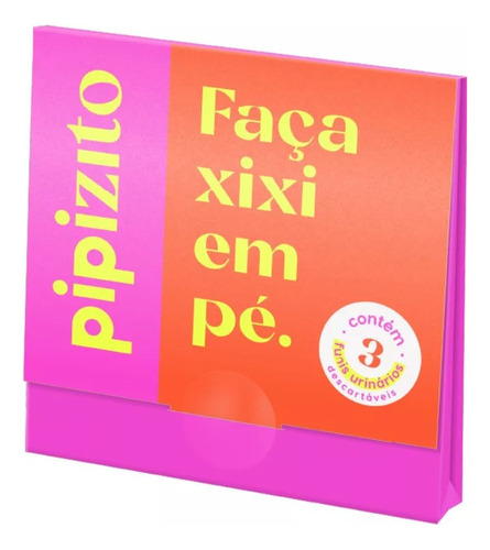 Pipizito Funil Urinário Descartável Faça Xixi Em Pé 60 Unid