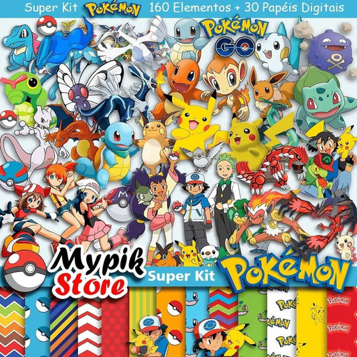 Cliparts Imágenes Png Papeles Digitales Pokemon