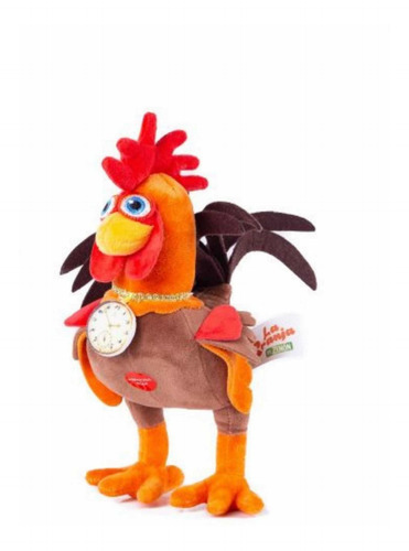 Imagen 5 de 10 de Granja De Zenón Peluche Musical Gallito Pinto 20 Cm La Plata