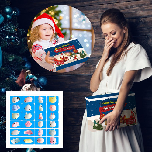Juguetes Con Cuenta Regresiva Para Navidad Con 24 Piezas Dif