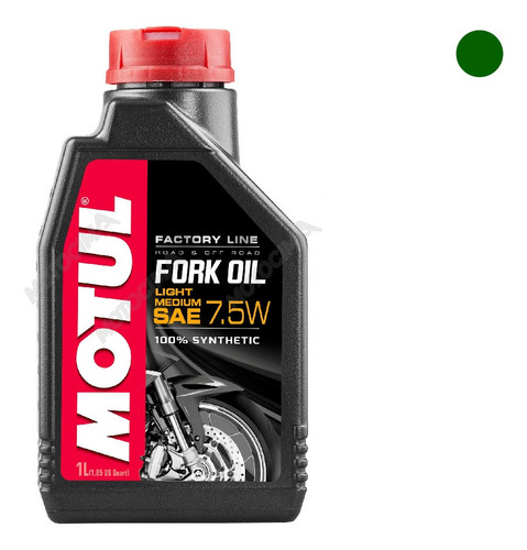 Imagen 1 de 2 de Aceite Bastones Amortiguador Motul 75w Fork Oil 1l Moto