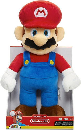 Peluche De Súper Mario Bros 50 Cm Nintendo