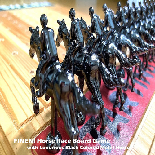 Juego De Mesa De Carreras De Caballos Con Lujosos Caballos D