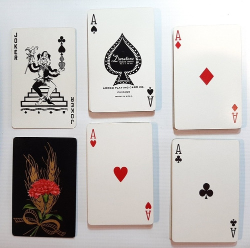 Imagen 1 de 5 de Cartas Poker 2 Mazos Duratone Sin Uso Caja Original Ro 1348