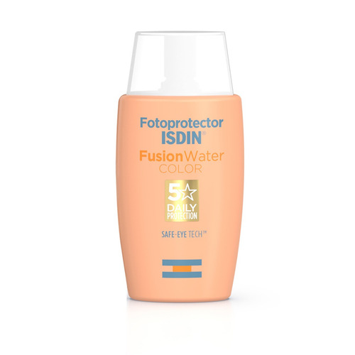 Imagen 2 de 5 de Fotoprotector Isdin Color Fusion Water fluido FPS50 x 50 ml