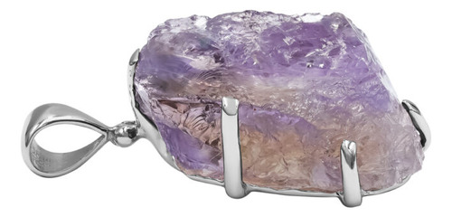 Dije Con Cristal De Ametrino O Ametrina En Plata De Ley Fina