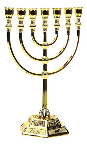 Didiseaon Judaica Traditiona Menorá Judía Janucá Candelab