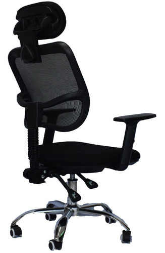 Silla Para Oficina Gerencial Giratoria Redentor Negro