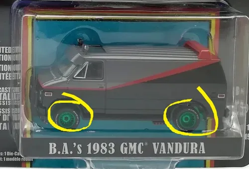 Los Magníficos Green Machine Gmc 1983 Rines Verdes 1:64
