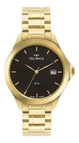 Relógio Technos Unissex Dourado Classic Steel1 S13bwtdy/4p