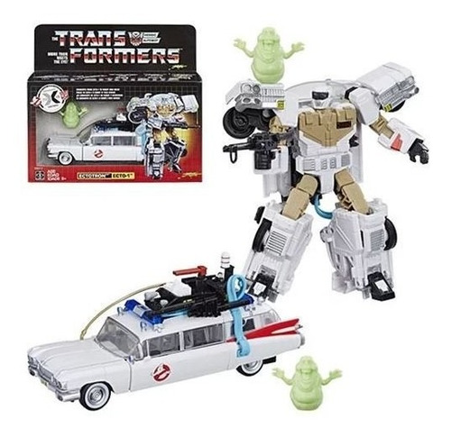 Ectotron Ecto-1 Transformers Ghostbusters Hasbro