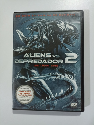 Dvd Aliens Vs Depredador 2 (avp 2 Requiem) Ed Esp 2 Dvds