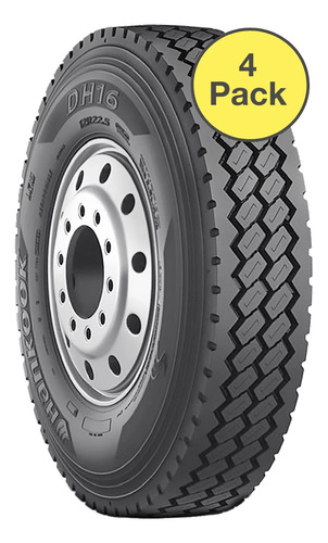 Paquete De 4 Llantas Hankook Dh16 11r24.5 149/146m 16pr Bsw 