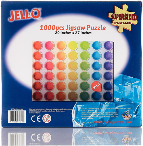 Rompecabezas Ywow Games Jell-o 1000 Piezas 51 X 69 Cm