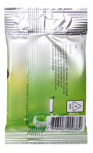 Imagem 3 de 3 de Preservativo Sensitive Extra Fino Aloe Vera 3 Uni Blowtex