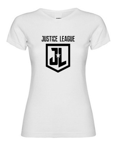 Polera Liga De La Justicia Justice League Superheroes Mujer