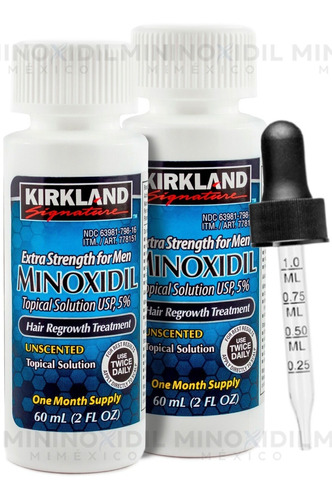 Imagen 1 de 4 de Minoxidil Kirkland 5% Solución Tópica 2 Meses De Tratamiento