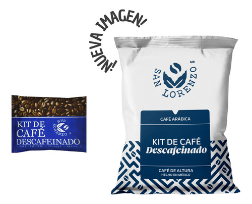 Kit Hotelero De Café Cja 100 Pzas Mix Regular Y Descafeinado
