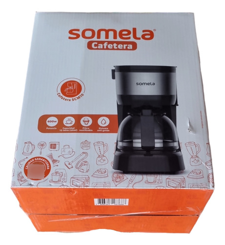 Cafetera Somela Scm10 600w 40ml Filtro Reutilizable Antigota